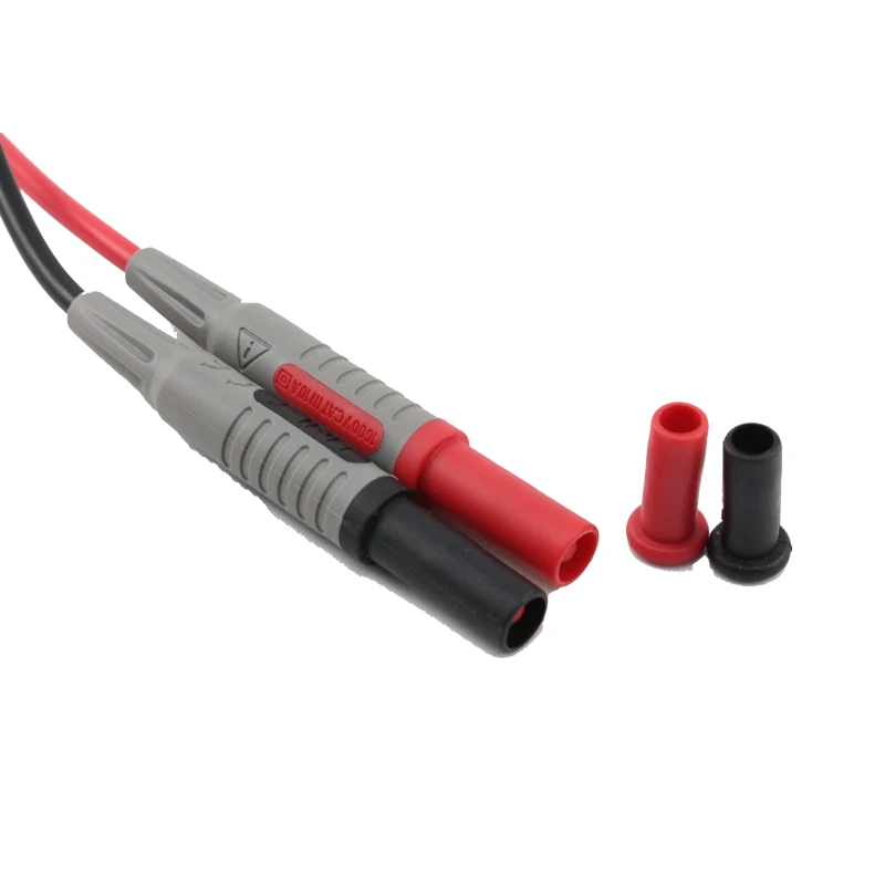 Фото UNI-T UT-L09 Dual head connecting wire double insulated banana plug with security mask and normal diameter  multi occasion use №5
