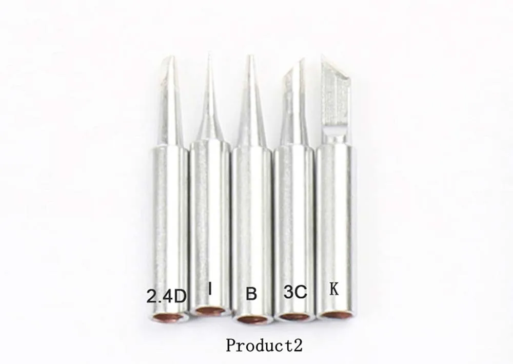 product2 60 Вт Электрические паяльники с регулируемой температурой для ЕС и США Электрический утюг с мини-ручкой Тепловая паяльник 5 наконечников с основанием - Цвет: product2