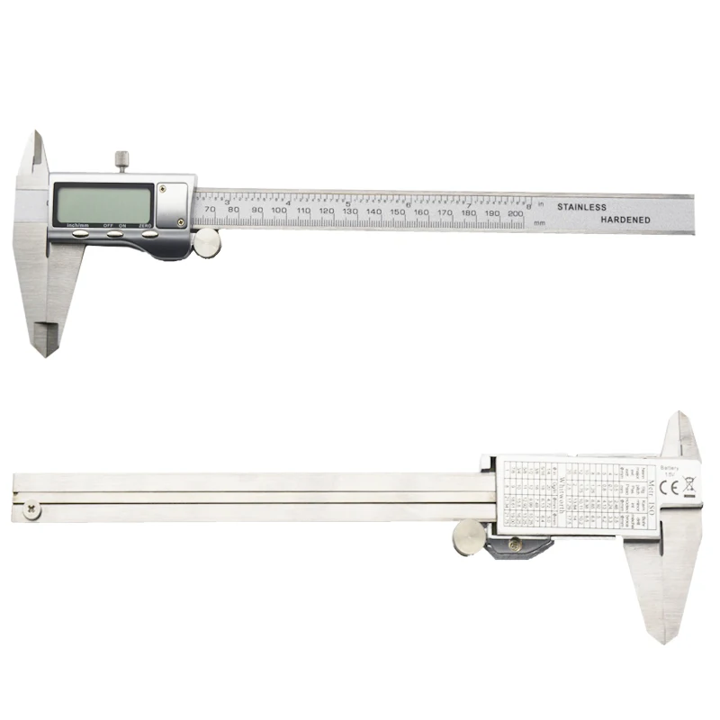 Штангенциркуль цифровой стальной с металлическим корпусом 150/200/300 мм |