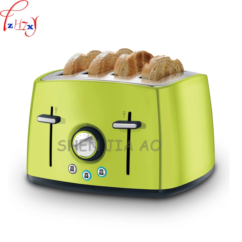1PC home automatic breakfast toaster multi-function 4 toast driver stainless steel toast slice machine toast