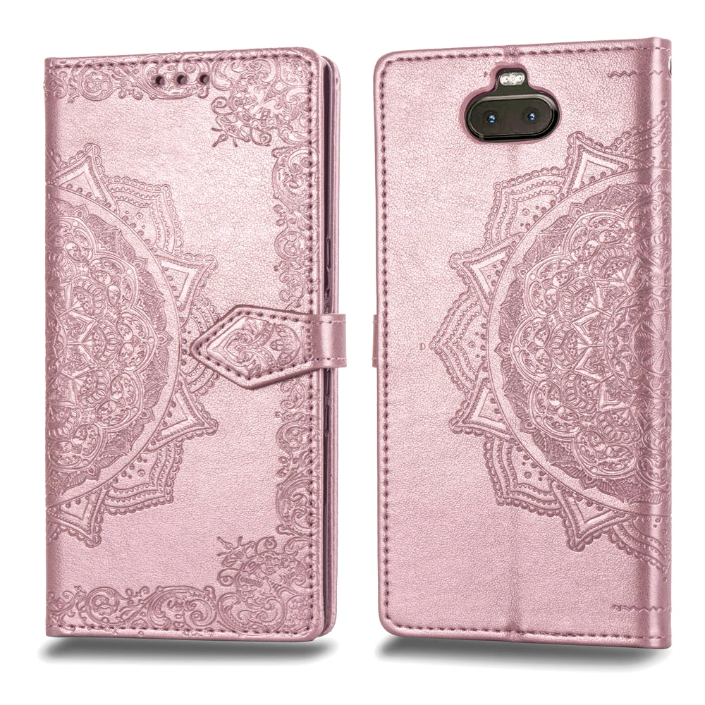 For Sony X83 case Flip Leather Mandala Flower Phone Case Cover Coque | Мобильные телефоны и аксессуары