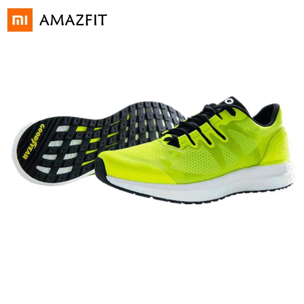 Fluorescent yellow43 Xiaomi Amazfit марафон тренировочные кроссовки спортивная обувь светильник reathable светильник вес B стабильный Поддержка спортивные туфли для Для мужчин Для женщин - Цвет: Fluorescent yellow43