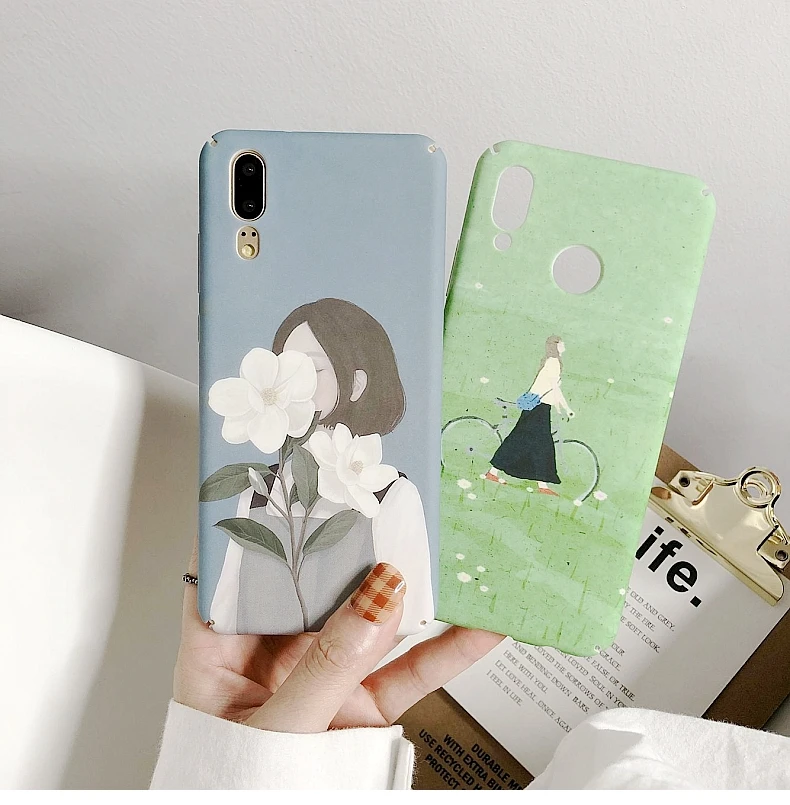 GIMFUN Роскошный Ретро чехол для телефона с цветочным рисунком для Iphone 11 Pro Max жесткий пластиковый чехол для IPhone Xr X Xsmax 7 8 6 Plus