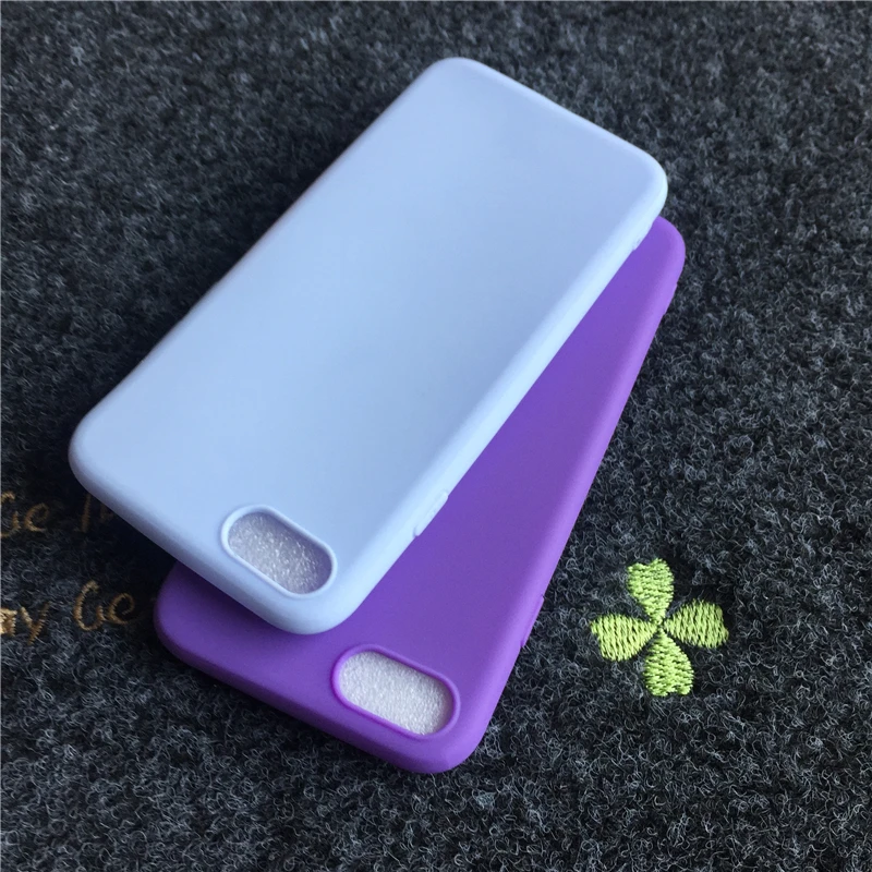 Чехол для Телефона iPhone 5 5S SE 6 6s 7 plus 8 X Xs Xr Max мягкий Tpu Модный чехол конфетного цвета