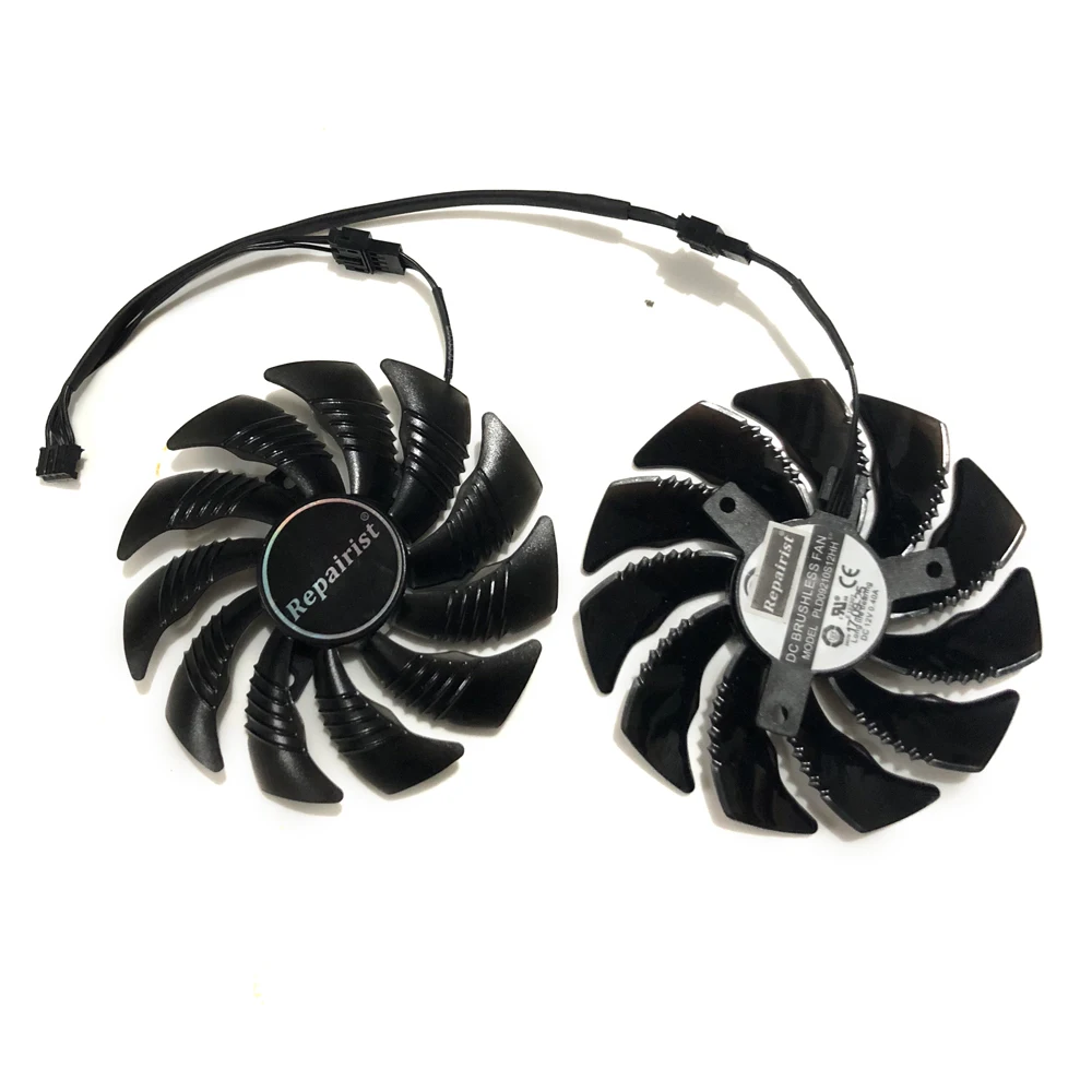 2 шт./компл. 87 мм PLD09210S12HH RX-570/580 AORUS GPU охлаждающий вентилятор для замены карты VGA