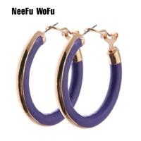 neefu wofu zinc alloy dripping oil earring for woman ear ring large brinco accessories oorbellen earrings