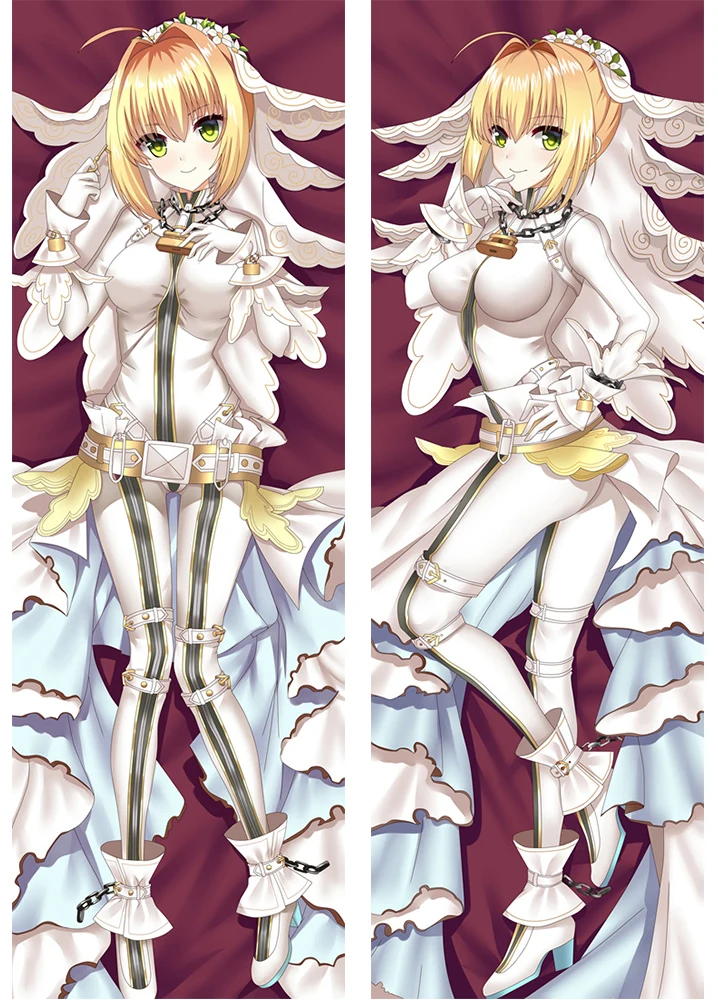 Аниме Dakimakura Body Fate Stay Night Saber 150x50 см 100x35 см чехол для подушки манга 1