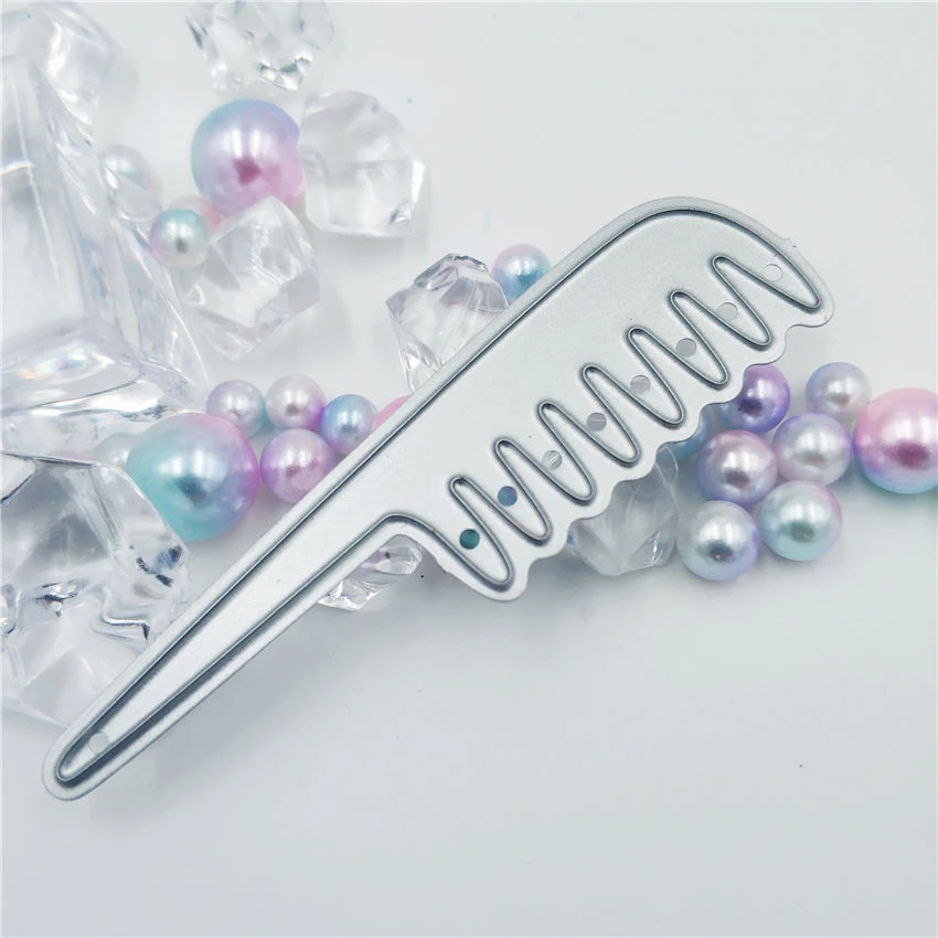 Высекальные штампы расческа металлическая рукоделие бумага штамп