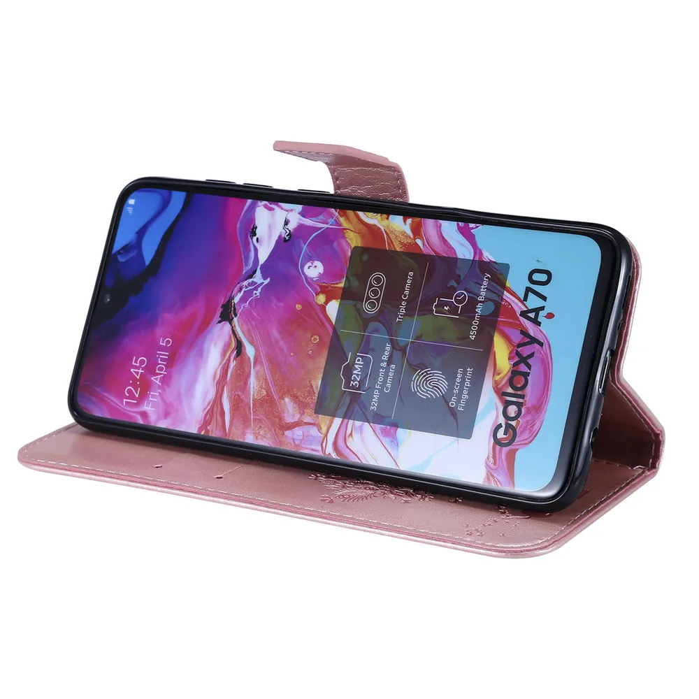 Для samsung Galaxy A20E A2 Core A70 A60 Чехол кошелек чехол для телефона из искусственной кожи M10