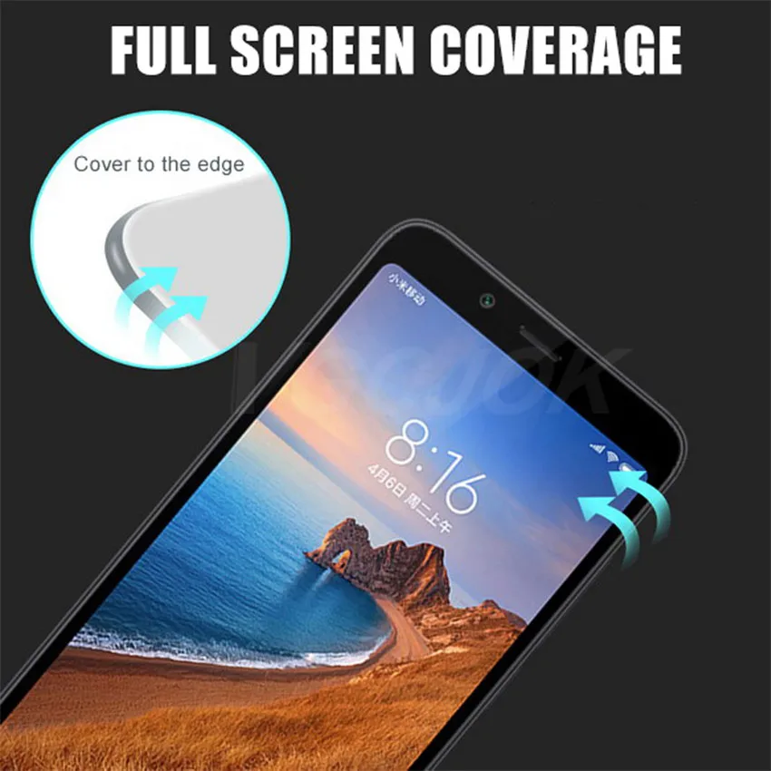 Полное покрытие из закаленного стекла для Xiaomi Redmi 7 7A 6A 6 Pro 5A Защита экрана для Redmi 5 Plus Note 7 pro K20 S2 упрочненная пленка