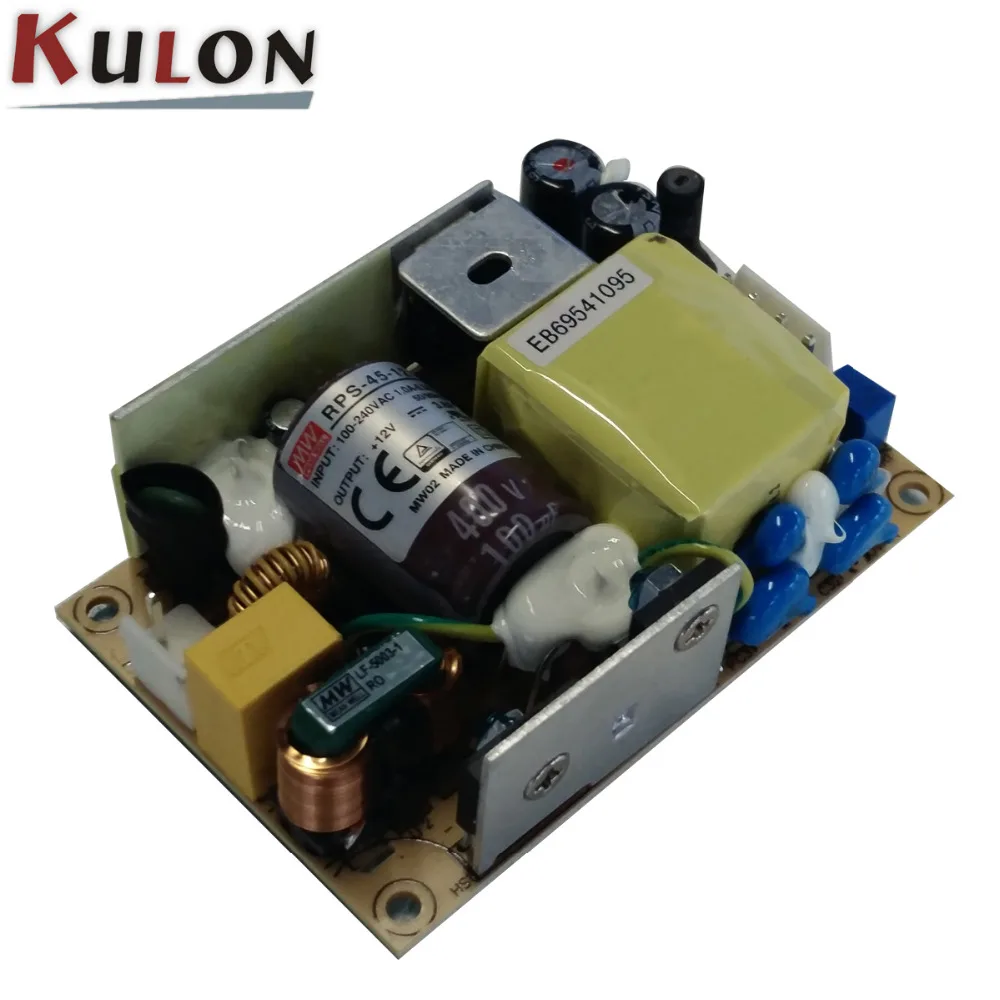 Meanwell RPS-45 с одним выходом зеленый PCB тип медицинского питания 45 Вт 3 В 5 в 7 12 15 24 48 8A 5A