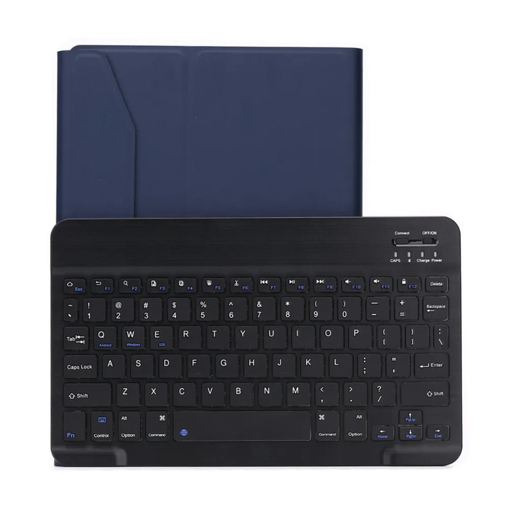 Kemile Portable Leather Case For New iPad 2017 9.7 inch Cover Wireless Aluminum Alloy Bluetooth Keyboard for 2018 Keypad | Компьютеры и