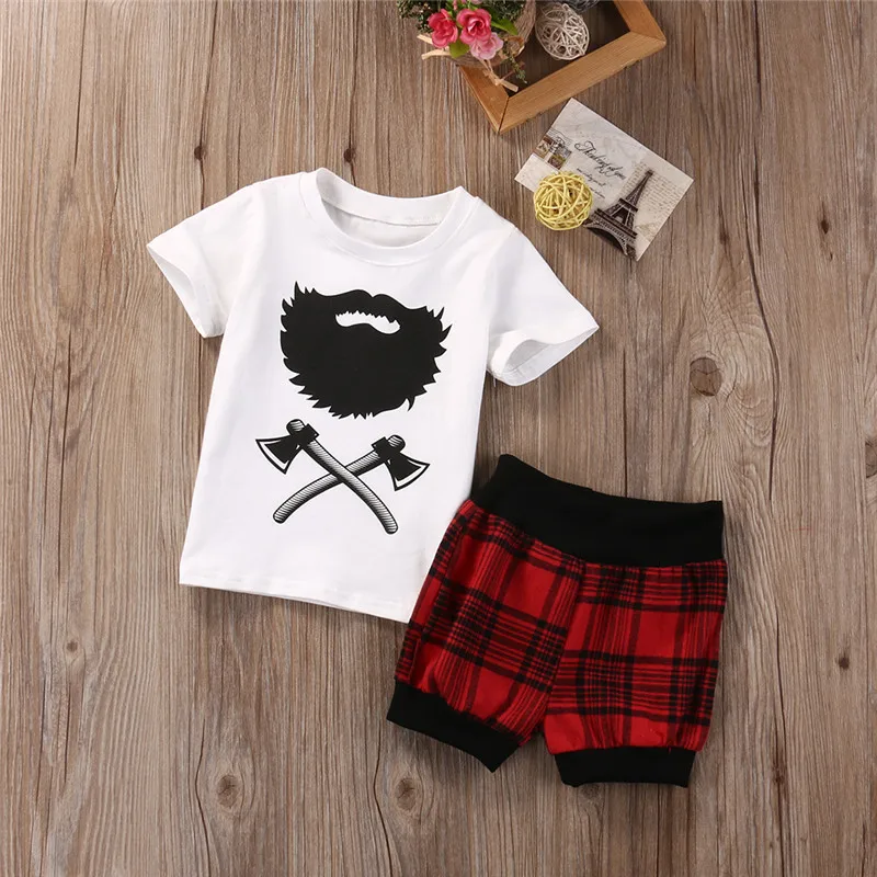 Pudcoco/2017 г. Черная футболка с рисунком для новорожденных мальчиков и девочек от 0 до