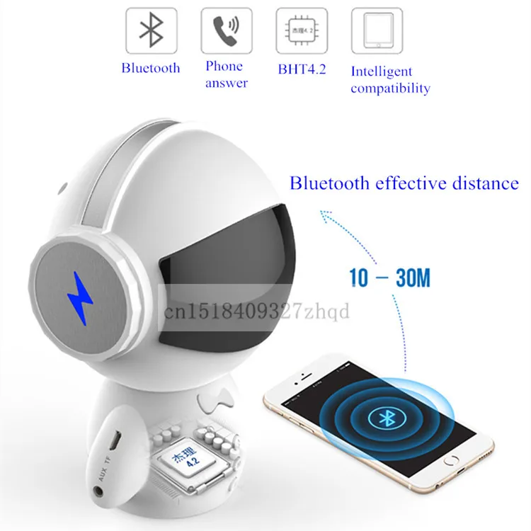 Обновленный 2-й мини робот digitat часы двойной динамик bluetooth часы Портативный внешний аккумулятор Детский подарок игрушки светодиодный Будильник