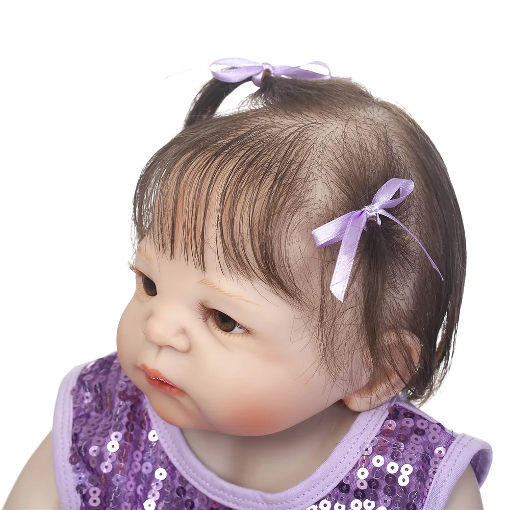 NPK Виктория девушка bebe кукла 23 &quotполный средства ухода за кожей силиконовые reborn