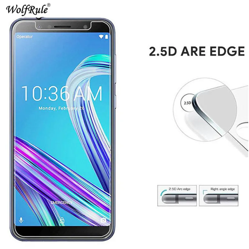 2PCS protector de pantalla Asus Zenfone Max (M1) ZB556KL de vidrio HD pel&iacute;cula protectora ultra delgado para el Asus Zenfone Max (M1) ZB556KL de vidrio-1