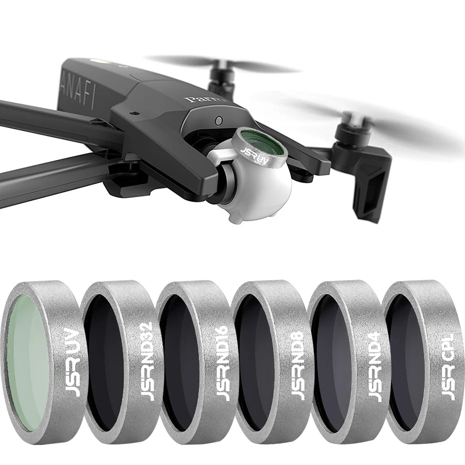 UV Polar ND4 ND8 ND16 ND32 фильтр для дрона камеры Parrot Anafi поляризационный карданный