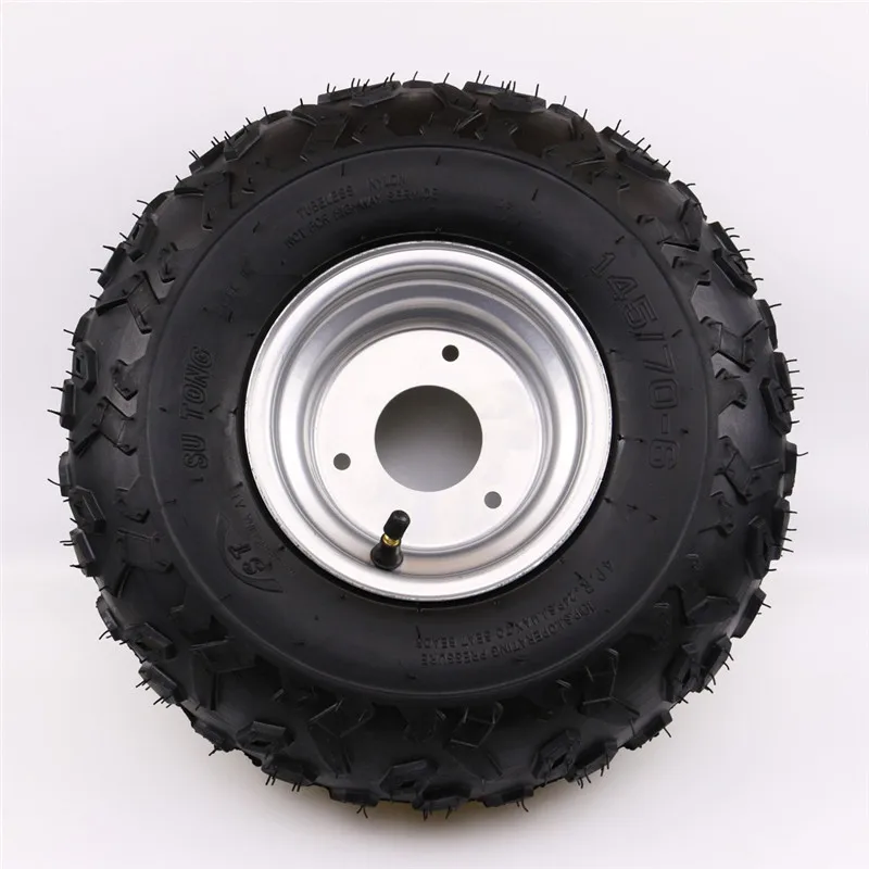 145/70- 6" Inch Wheel Tyre Tire Rim 50/70/90/110/125cc Quad Bike Buggy ATV