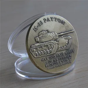 Free Shipping 20pcs/lot,NEW USMC M-60 Patton Marines Challenge Coin