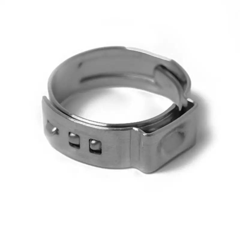 

10pcs Single Ear Plus Stainless Steel Hydraulic Hose Clamps O Clips Pipe