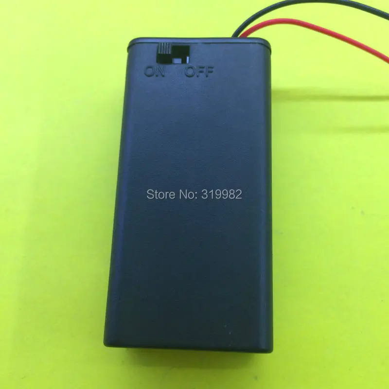 20 шт. коробка для батарей 2 держатель батарейки AA 2X1.5V 3V с проводом свинцовая