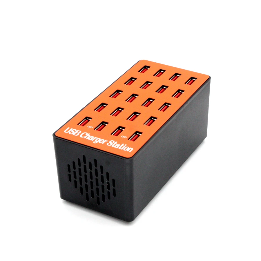 AIXXCO 20-port 18A 90W Мульти USB зарядное устройство концентратор светодиодный док-станция для зарядки с USB универсальный мобильный телефон Настольный настенный домашний зарядное устройство s