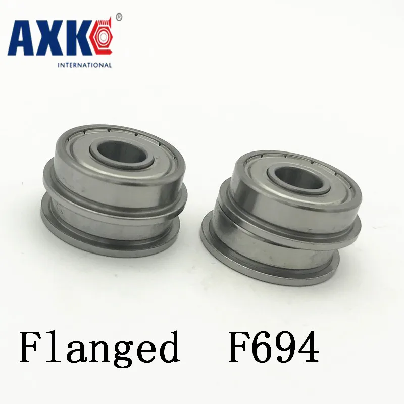 Фланцевый подшипник Axk F694zz фланцевый 4x11x4 мм F694 Z Abec 1 F619/4zz|bearing 4x11x4|bearing bearingbearing 10 |