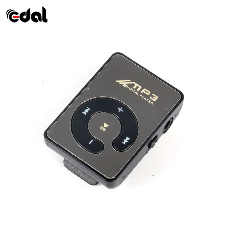 EDAL новейший мини зеркальный зажим USB цифровой Mp3 дешевый музыкальный плеер