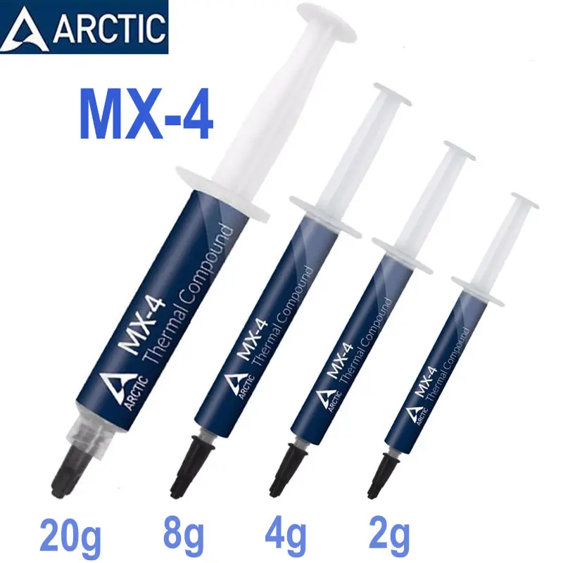Оригинальная ARCTIC MX 4 8 г 5 Вт/мК Термопаста для радиатора композитные колодки