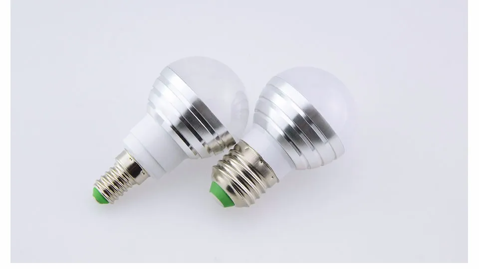Новогоднее, рождественское, праздничное освещение RGB+ W светодиодный лампочка 85-265V E27 E14 5W энергосберегающие лампы для внутреннего украшения дома
