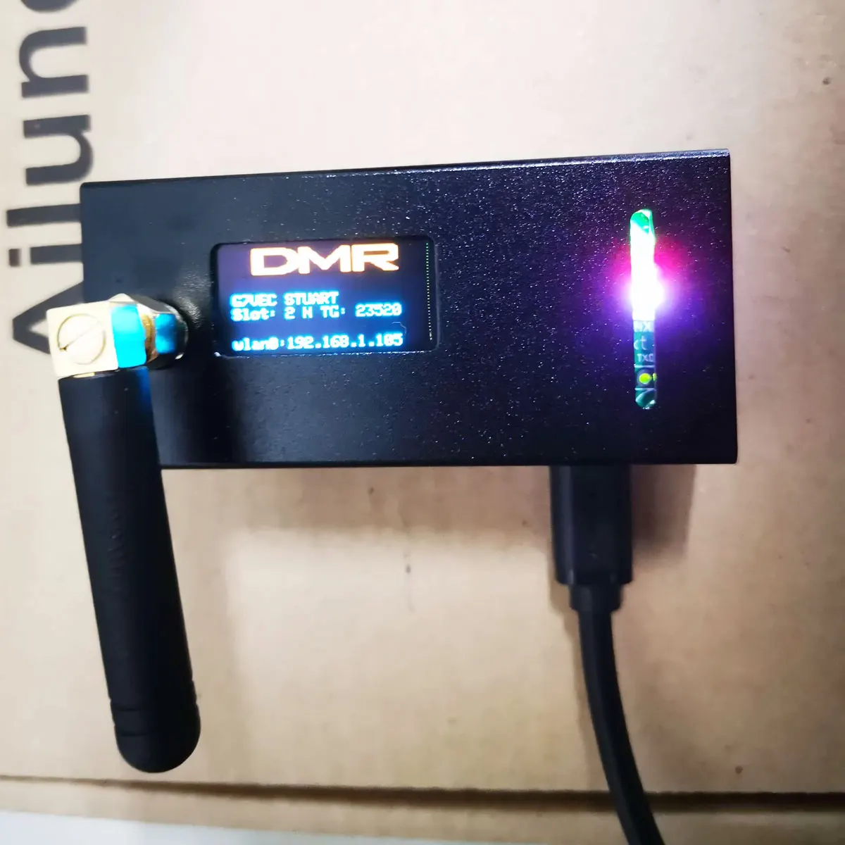 Online Retevis MMDVM Hotspot Wifi Digital Voice Modem Simplex DMR Hotspot Raspberry Pi OLED Antenne