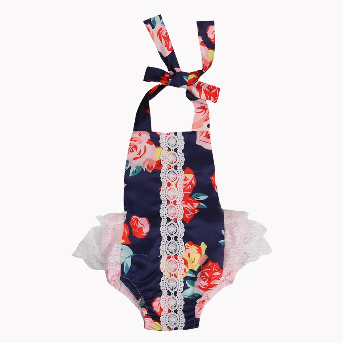 

Новинка 2017, брендовые стильные летние кружевные цветочные комбинезоны pudcoco для новорожденных, маленьких девочек