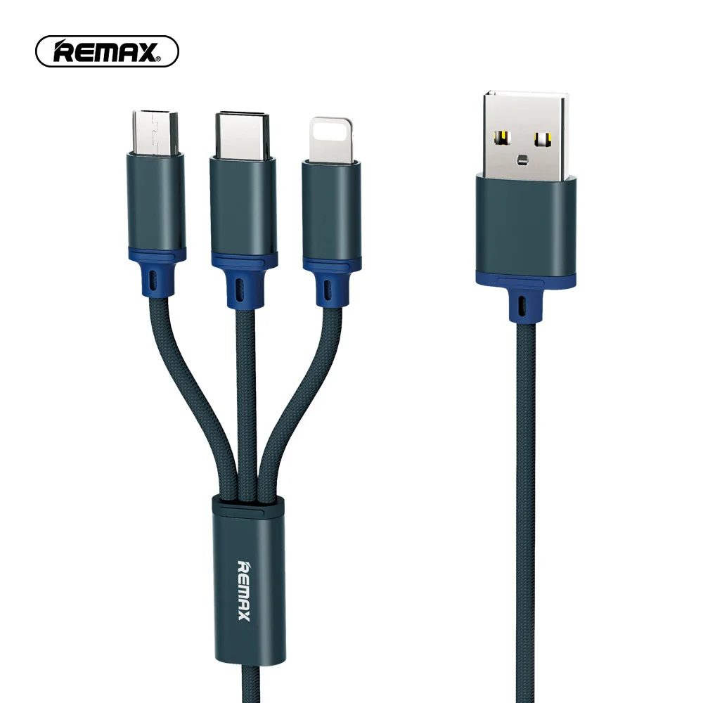 Remax 3 в 1 USB кабель для передачи данных type C кабель для быстрой зарядки для iPhone 6 6S samsung S8 S9 Plus xiaomi mini 8 huawei p20 lite sony