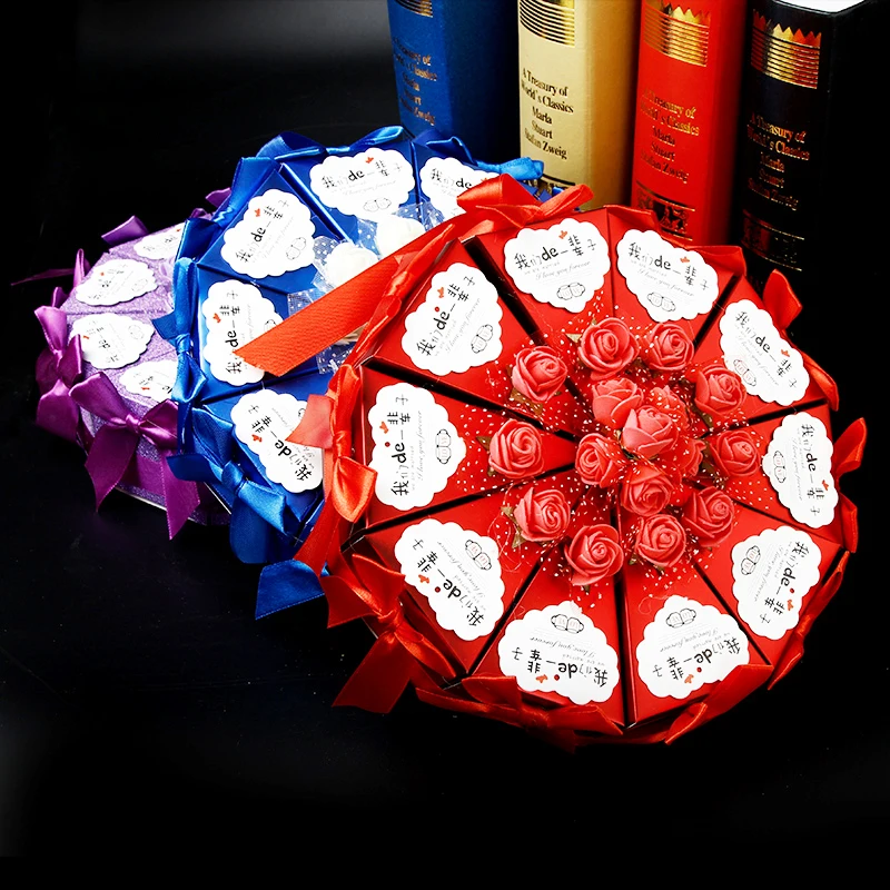 10 шт./2017 новинка Модная креативная коробка для свадебных конфет картонная