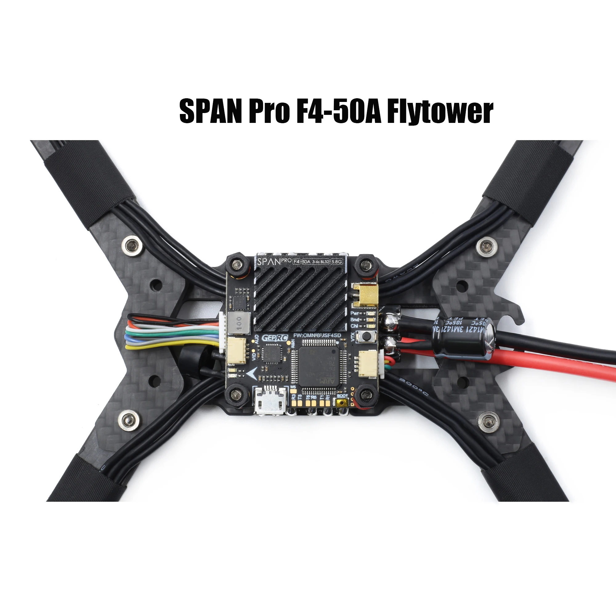 BNF Frsky RXSR-50A GEPRC Mark3 H5 225 мм FPV гоночный Дрон с контроллером полета SPAN F4 40A/50A ESC 48CH 5,8G VTX+ Caddx Ratel 2,1 мм FPV камера - Цвет: BNF Frsky RXSR-50A