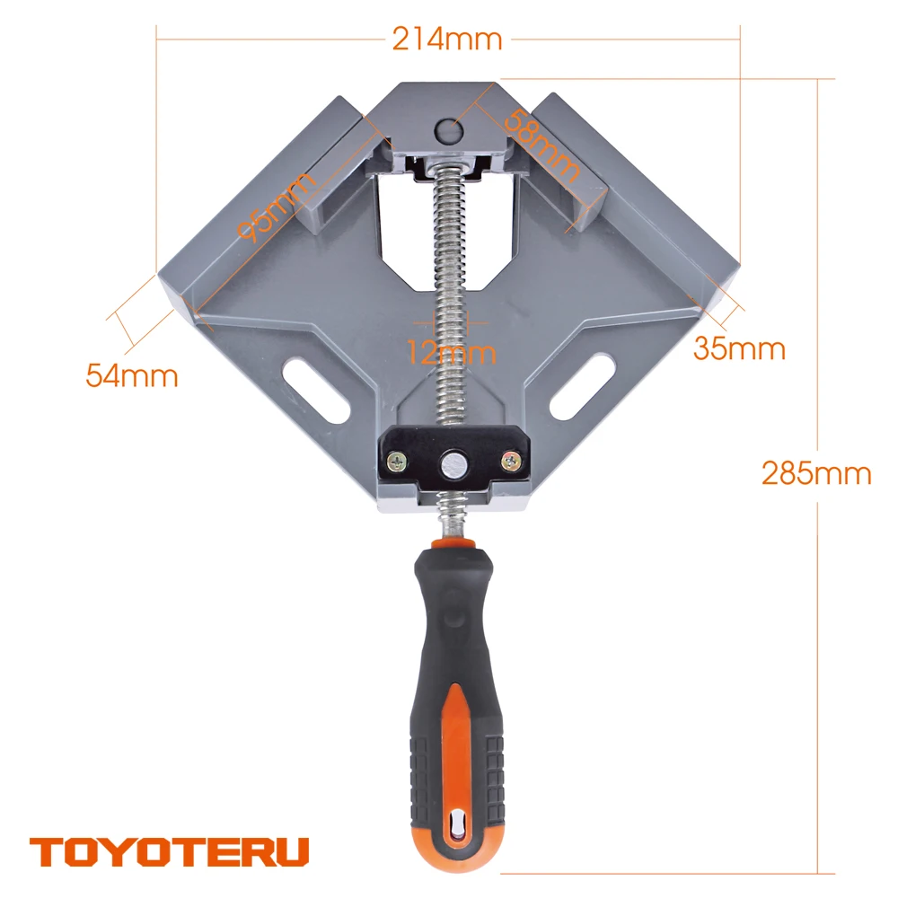 Алюминиевая одинарная Ручка 90 градусов прямоугольный зажим угловой