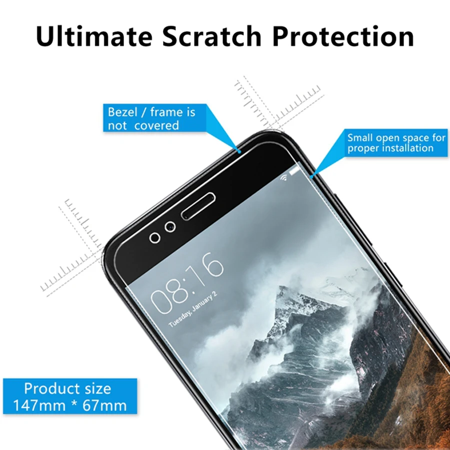 Для Xiaomi Mi A1 стекло Xiomi Xiami закаленное для 5X Mia1 Mi5x защита экрана Защитная пленка 9H 2.5D