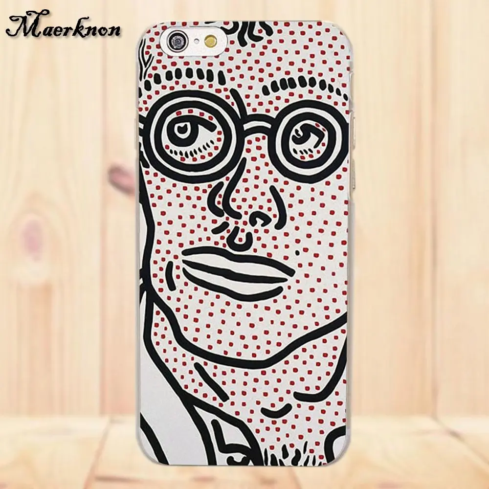 Maerknon ТПУ картина кожи Кит Харинг иконы человека для Samsung Galaxy A3 A5 A7 J1 J2 J3 J5 J7 2015 2016 2017