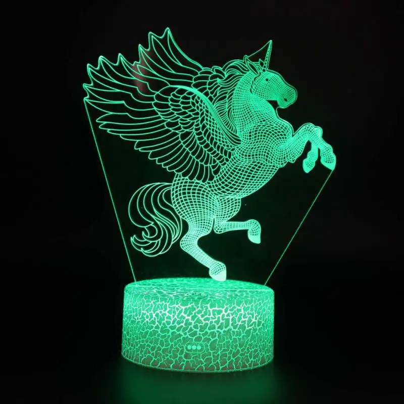 Милая мультяшная детская игрушка Acrylique Usb 3d лампа украшение для детской комнаты