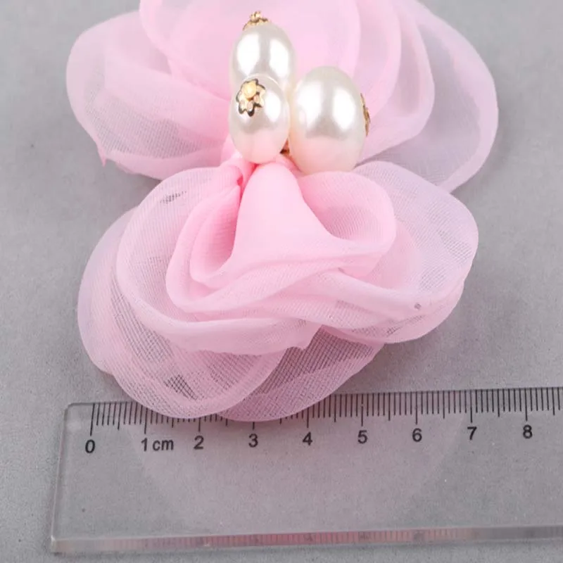 Заколка на волосы для домашних животных Большой pearl носовой зажим для волос Тедди Бизон Йоркширский Мальтийская болонка волос зажим, аксессуар для волос