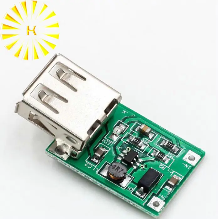 Модуль повышения мощности (0 9 в ~ 5 В) на В 600 мА USB усилитель монтажная плата разъем