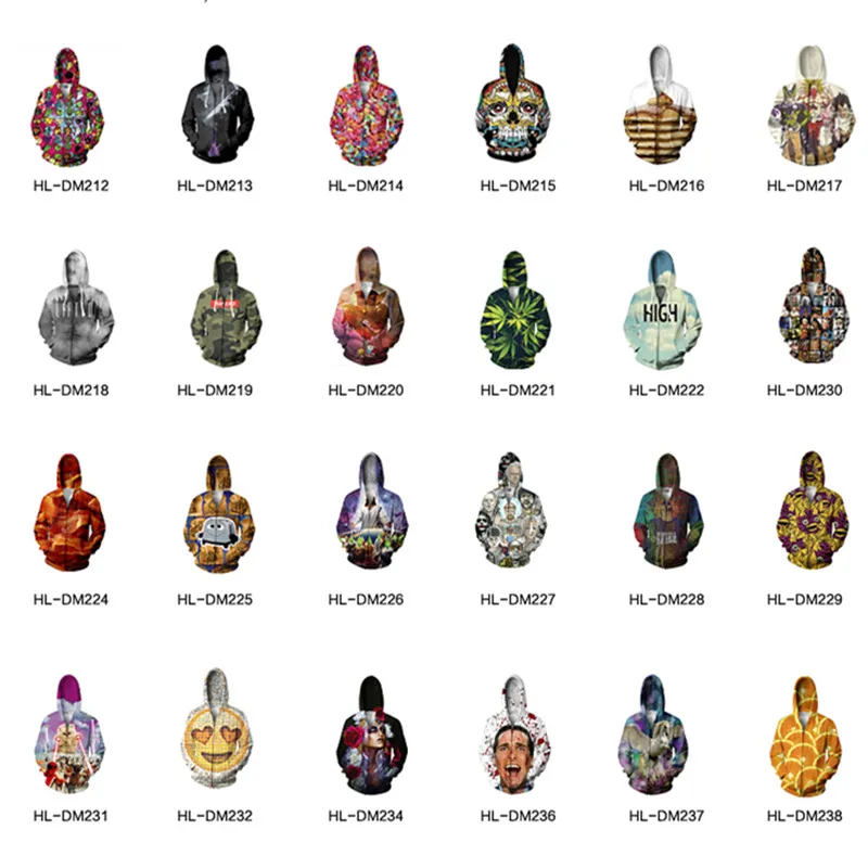 Оптовая продажа Для мужчин женщин 3D толстовки печати лорд буквы Толстовки