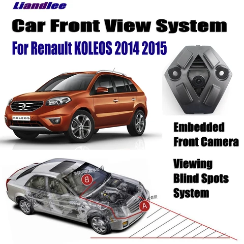 Автомобильная Камера Переднего Вида для Renault KOLEOS 2014 2015 не заднего вида резервная парковочная камера HD CCD ночное видение