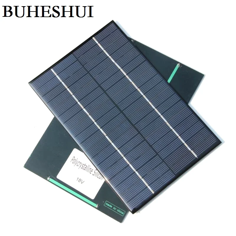 

BUHESHUI Wholesale 4.2W 18V Small Solar Panel/Polycrystalline Solar Cells Module For Solar Power System 12pcs/lot FreeShipping