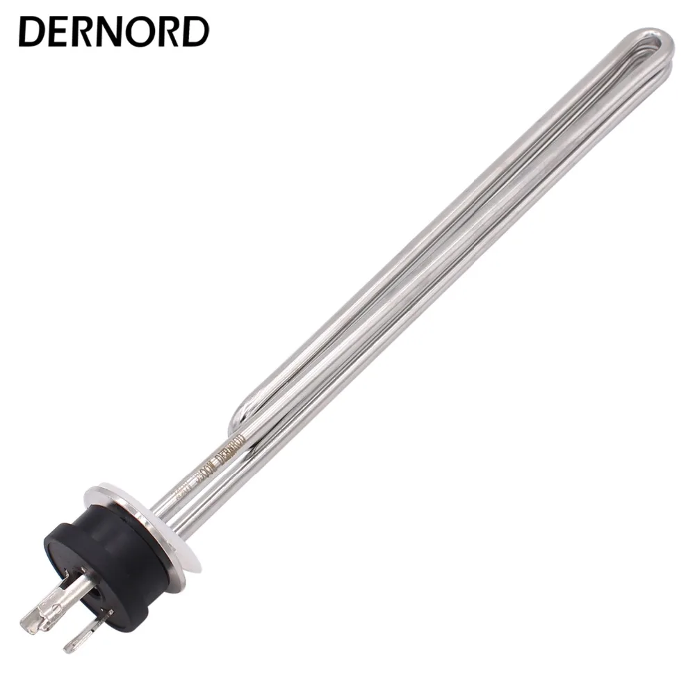 

DERNORD Water Heating Element 240V 5.5KW 1.5 Tri-Clamp Integrated Immersion Electric Heater Element With L6/30P Twist Lock Plug
