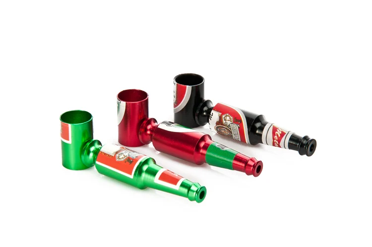 Мини пивные дымчатые металлические трубки портативная креативная курительная