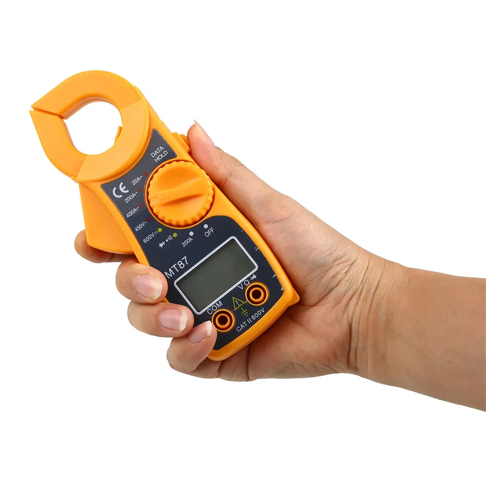 Цифровой мультиметр ЖК-зажим AC DC Напряжение Вольт Ампер электронный измеритель