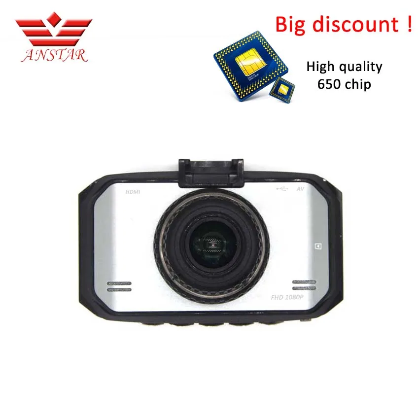 ANSTAR 1080 P 650 чип 170 вида автомобиля Камера g сенсор Smart Видеорегистраторы для