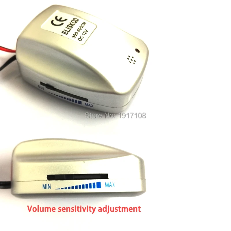 12 В постоянного тока активация звуком с прикуривателем электропровод