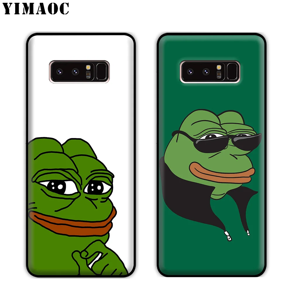 YIMAOC Pepe Смешные лягушки привлекательный мягкий силиконовый чехол для samsung Galaxy Note 10